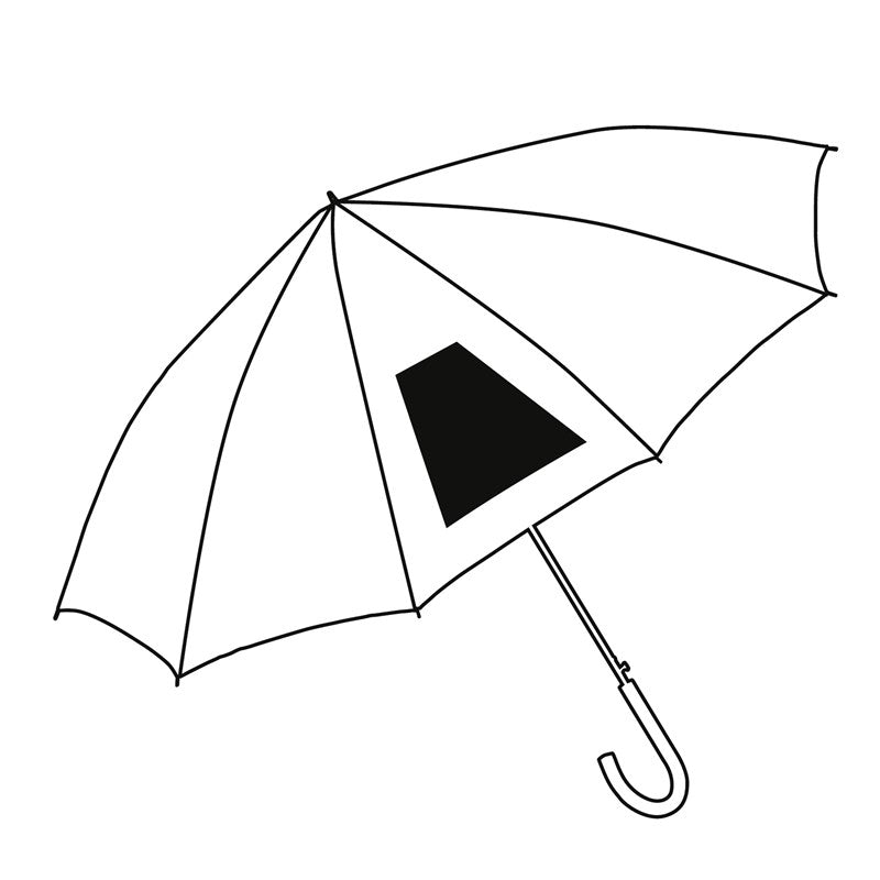 Parapluie en bois automatique écologique Ø103 cm personnalisé