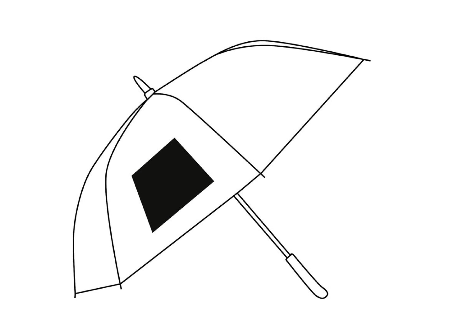 Parapluie automatique transparent Ø103cm
