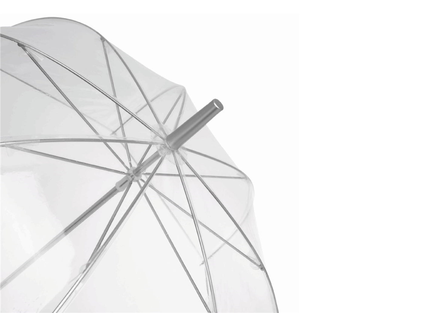 Parapluie cloche transparent Ø101cm