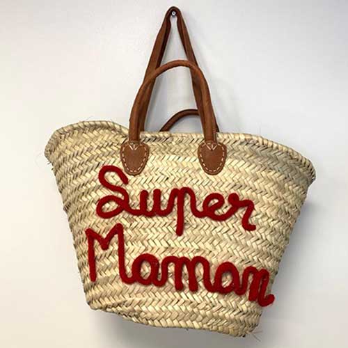 Panier de plage personnalisé
