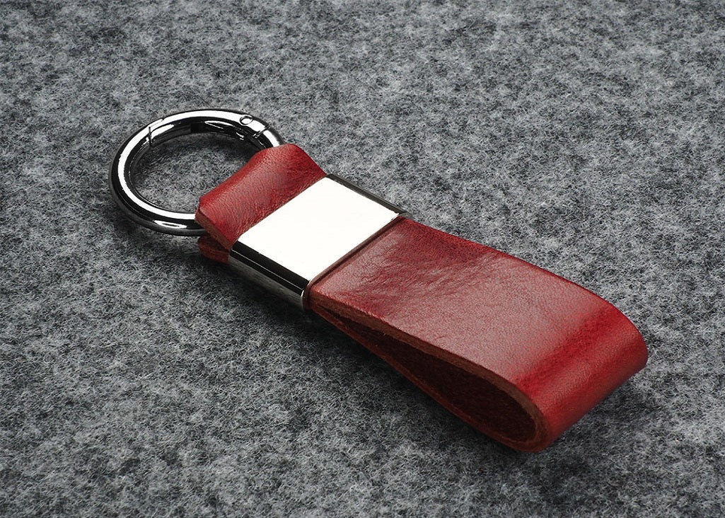 Porte clés en cuir personnalisé