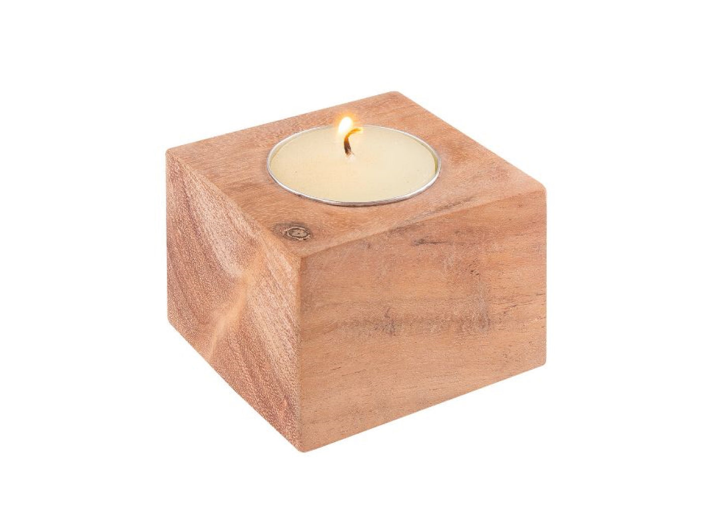 Bougeoir en bois personnalisé