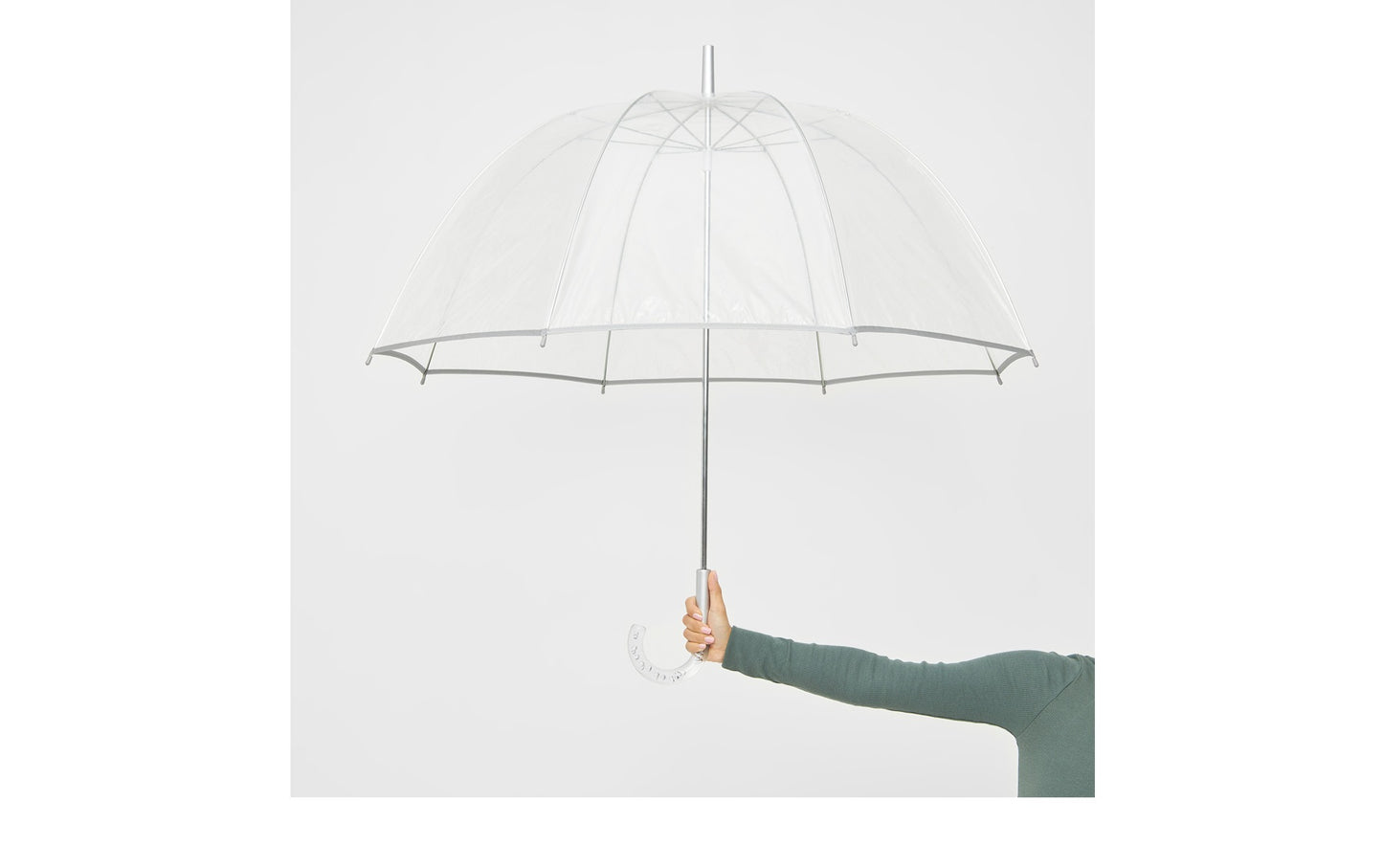 Parapluie cloche transparent  Ø101cm