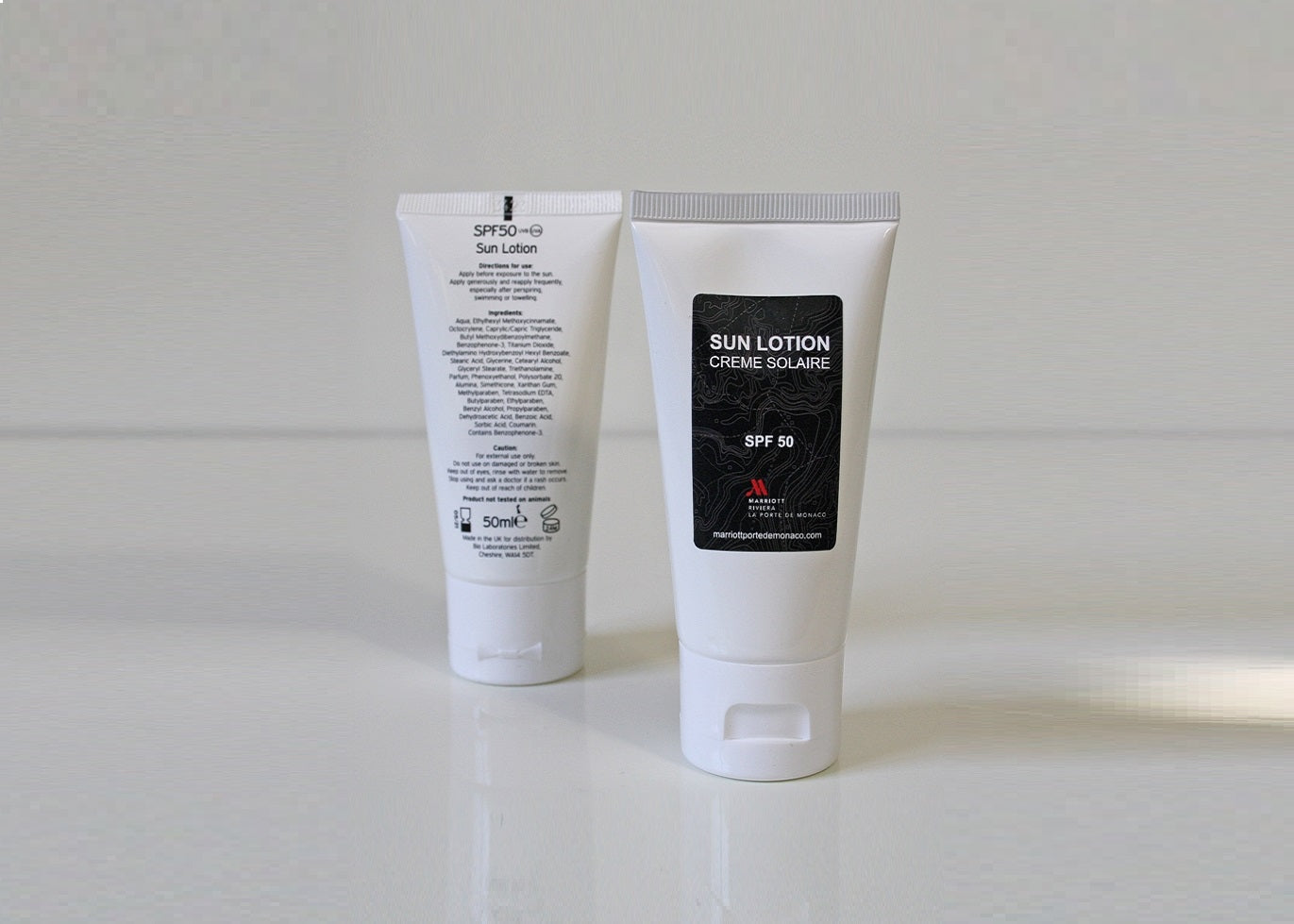 Crème solaire 50ML personnalisé