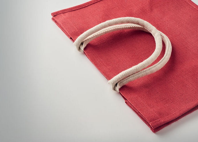 Sac de plage en jute pelliculé