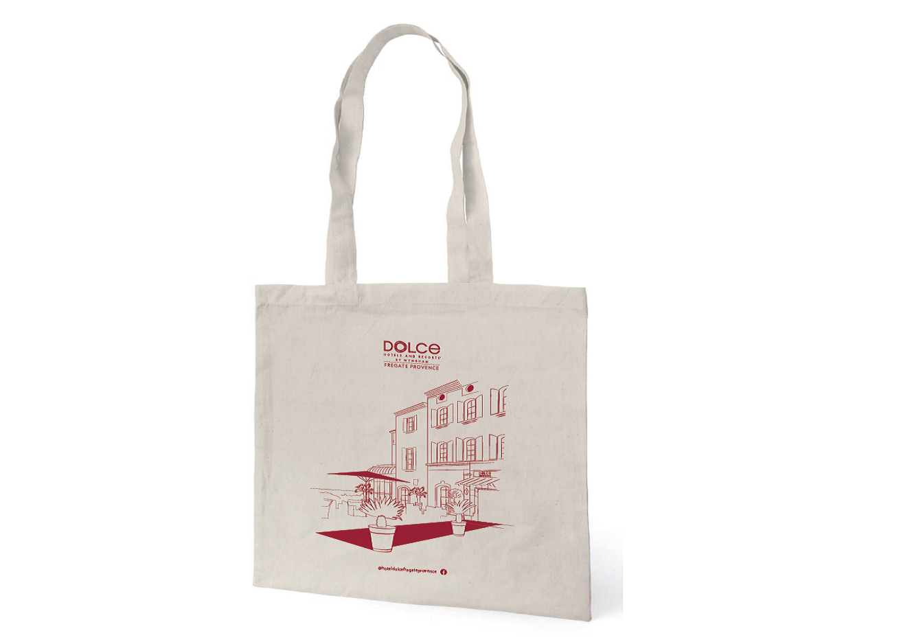 Tote bag en coton 180gr personnalisé