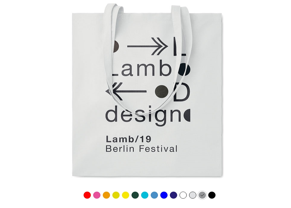 Tote bag en coton de couleur 180gr personnalisé