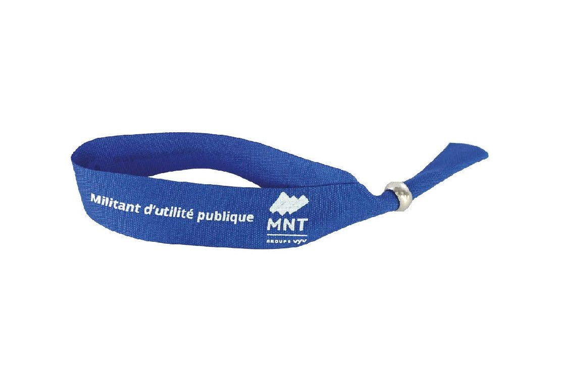 Bracelet en satin personnalisé