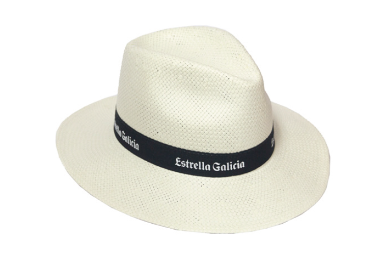 Chapeau Panama finition papier personnalisé