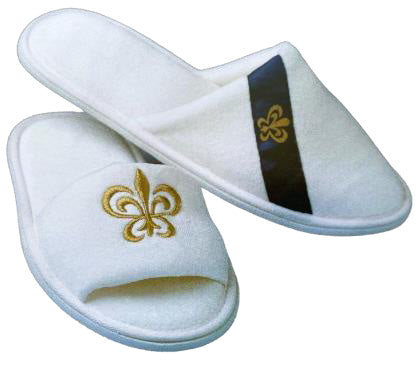 Chaussons confort en terry coton personnalisée