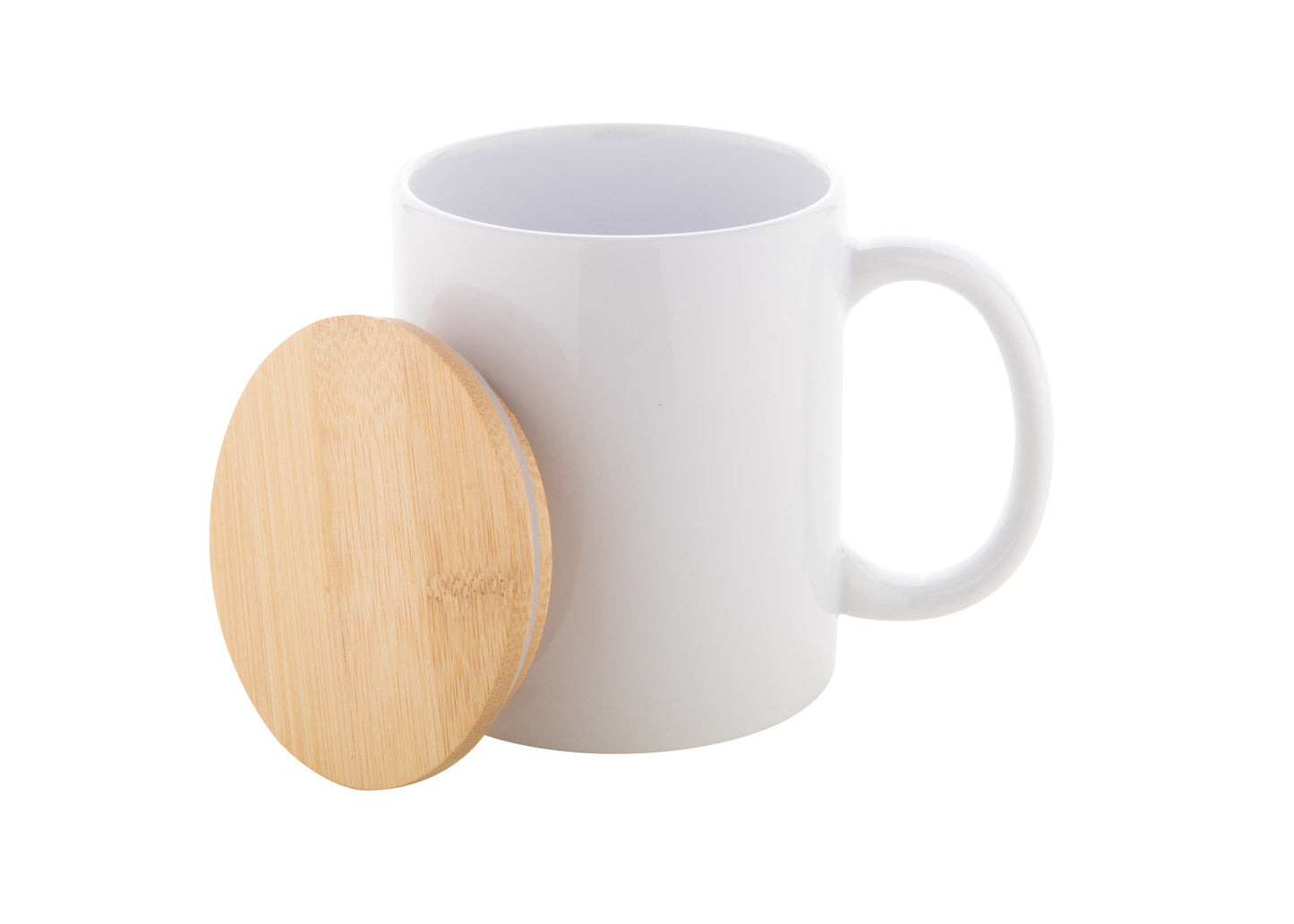 Mug avec couvercle en bois 300ml