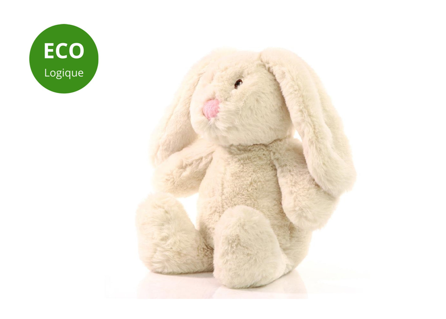 Peluche Lapin 21 cm écologique personnalisée