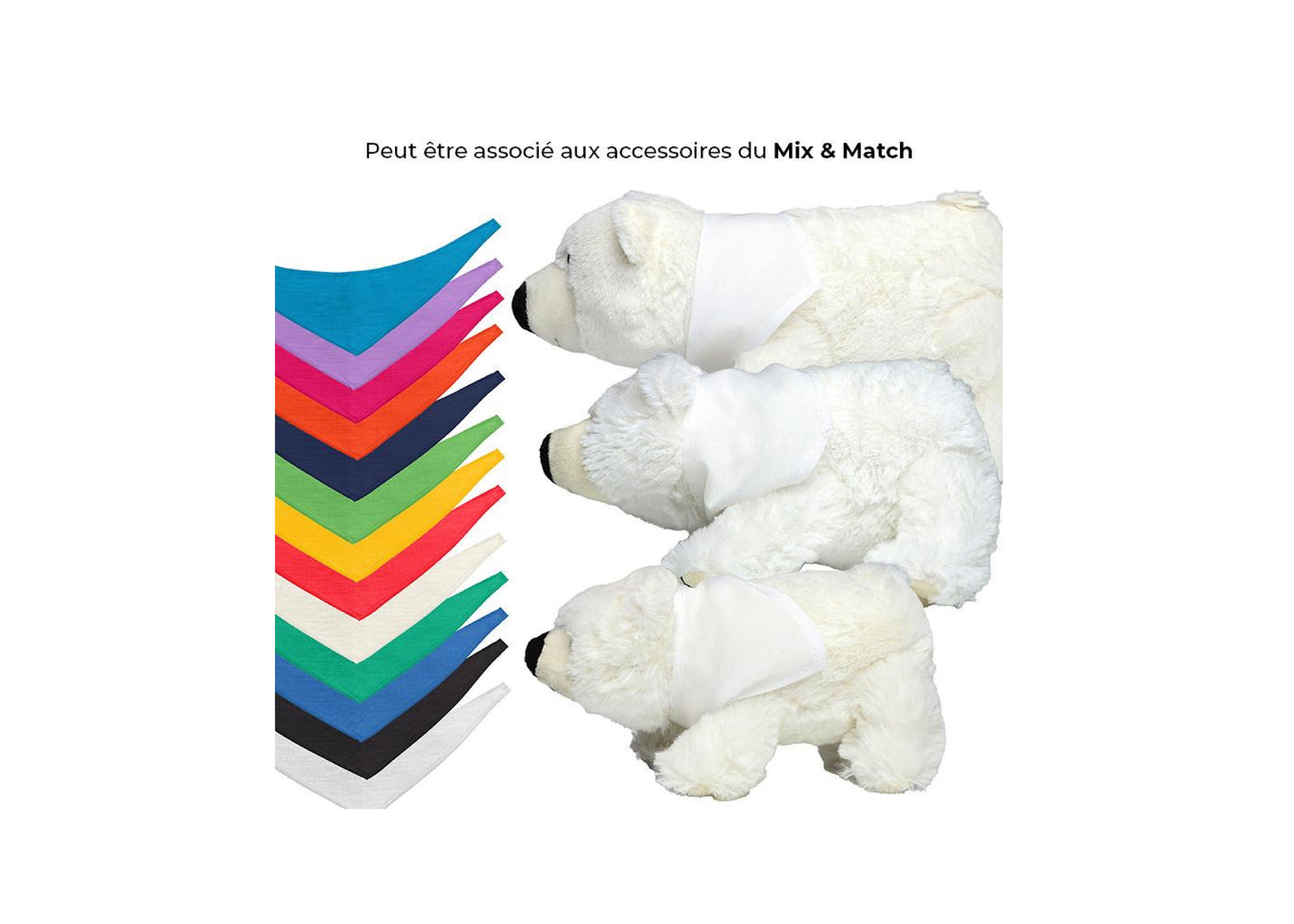 Peluche Ours polaire personnalisée