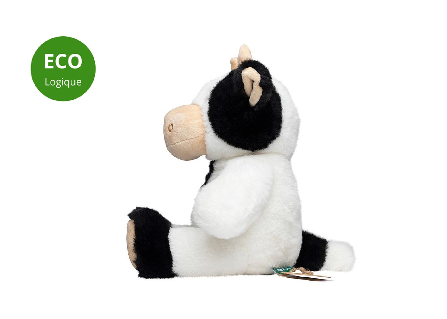 Peluche Vache 24 cm écologique personnalisée