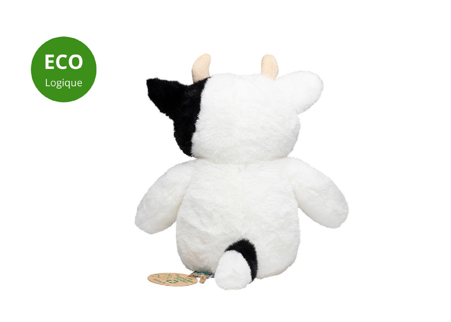 Peluche Vache 24 cm écologique personnalisée