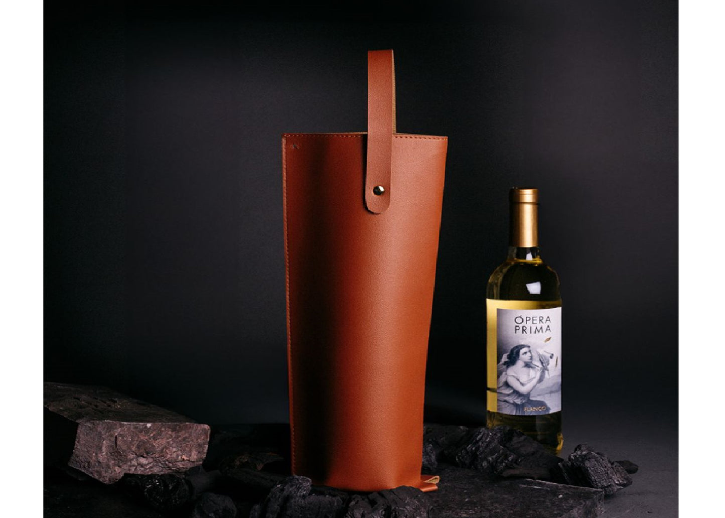 Etui à bouteille en PU personnalisé