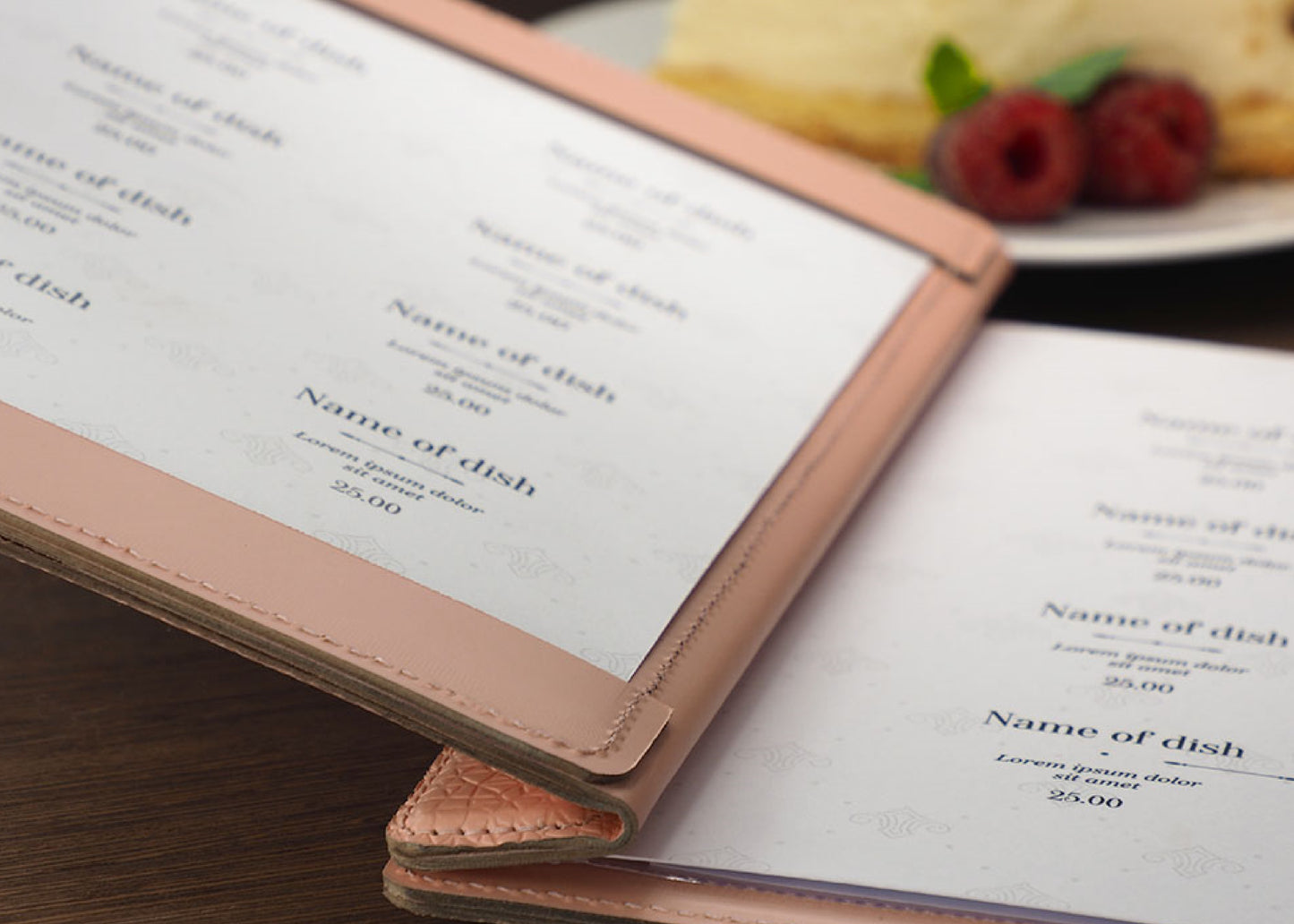 Porte Menu en cuir PL1087281