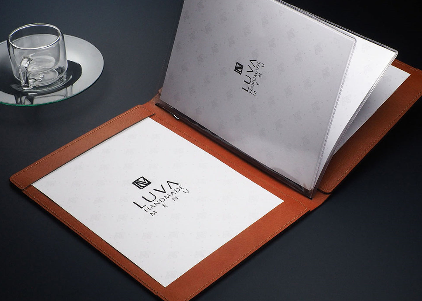 Porte Menu en cuir PL1634318