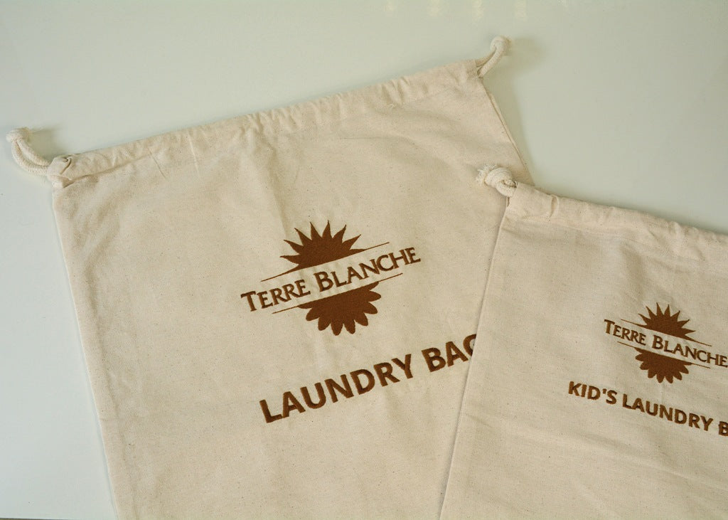 Sac à linge Personnalisé en coton naturel