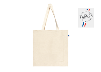 Tote bag en coton 150gr personnalisé Made in France