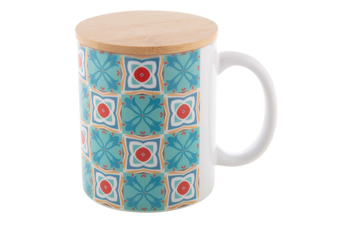 Mug avec couvercle en bois 300ml