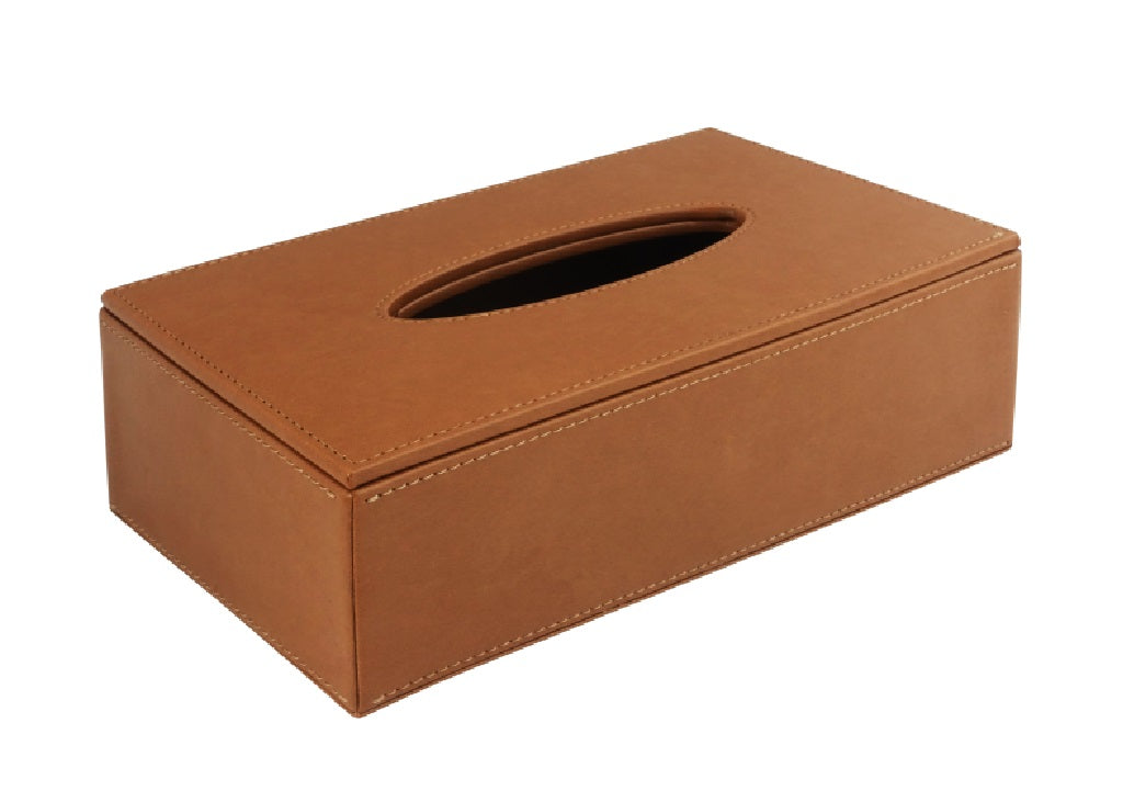 Boîte à mouchoirs en simili cuir PL2119