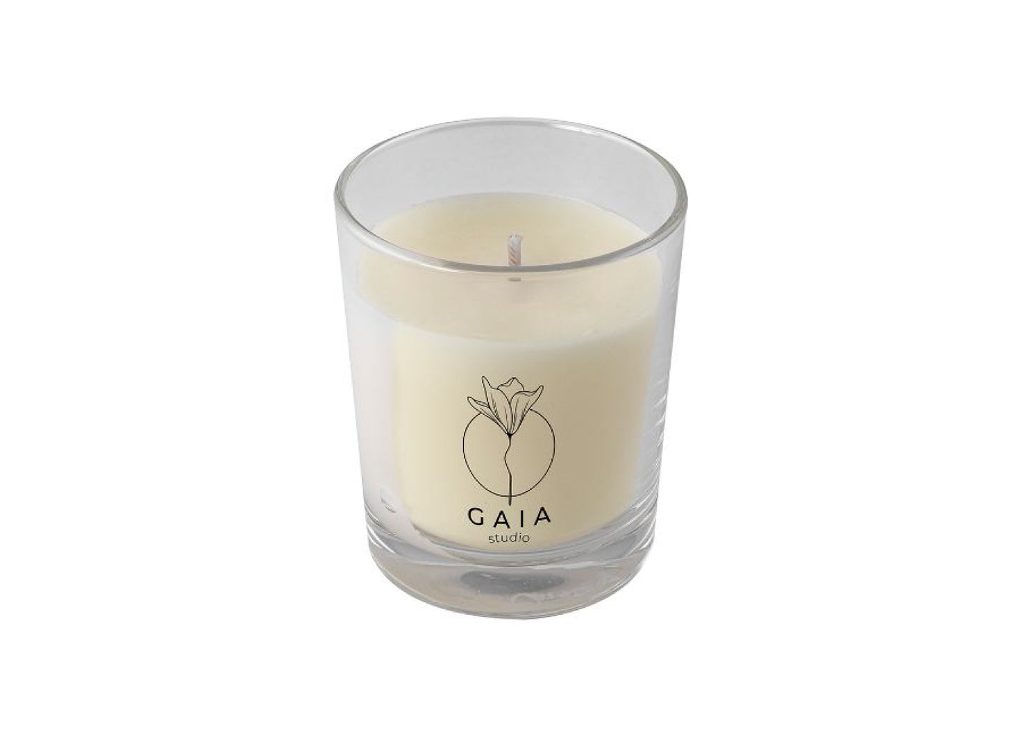 Bougie en verre personnalisé
