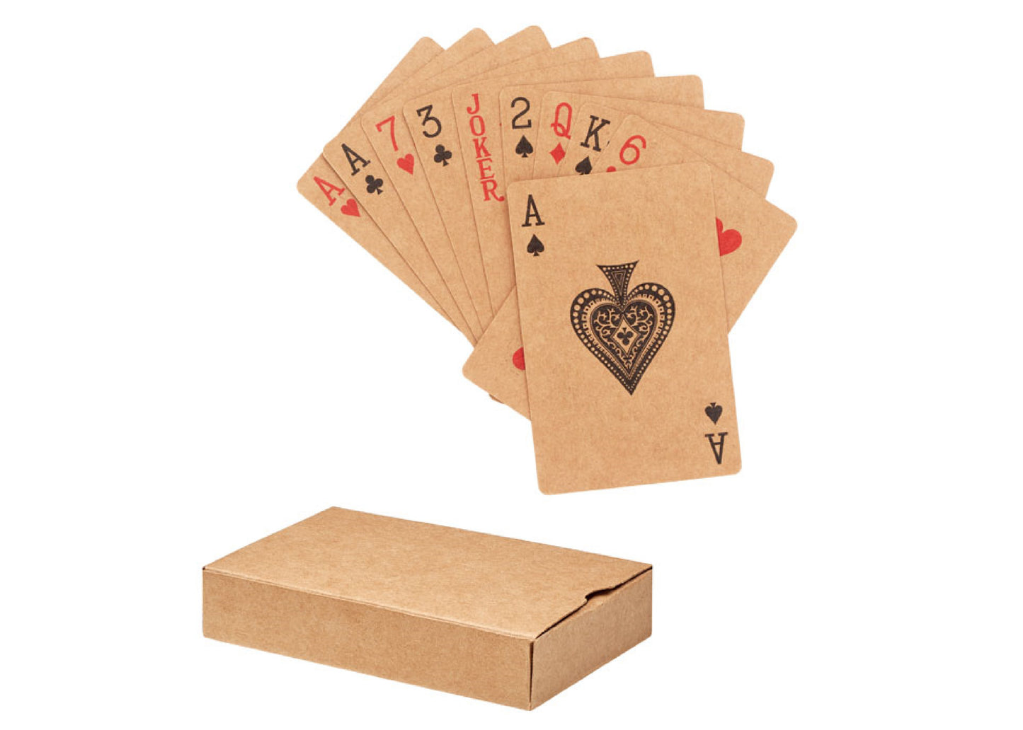Jeu de carte recyclé