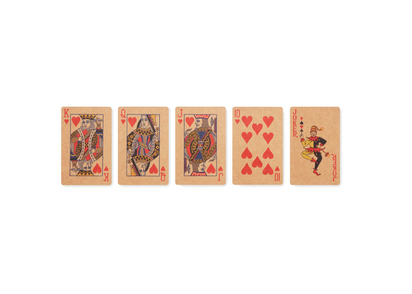 Jeu de carte recyclé