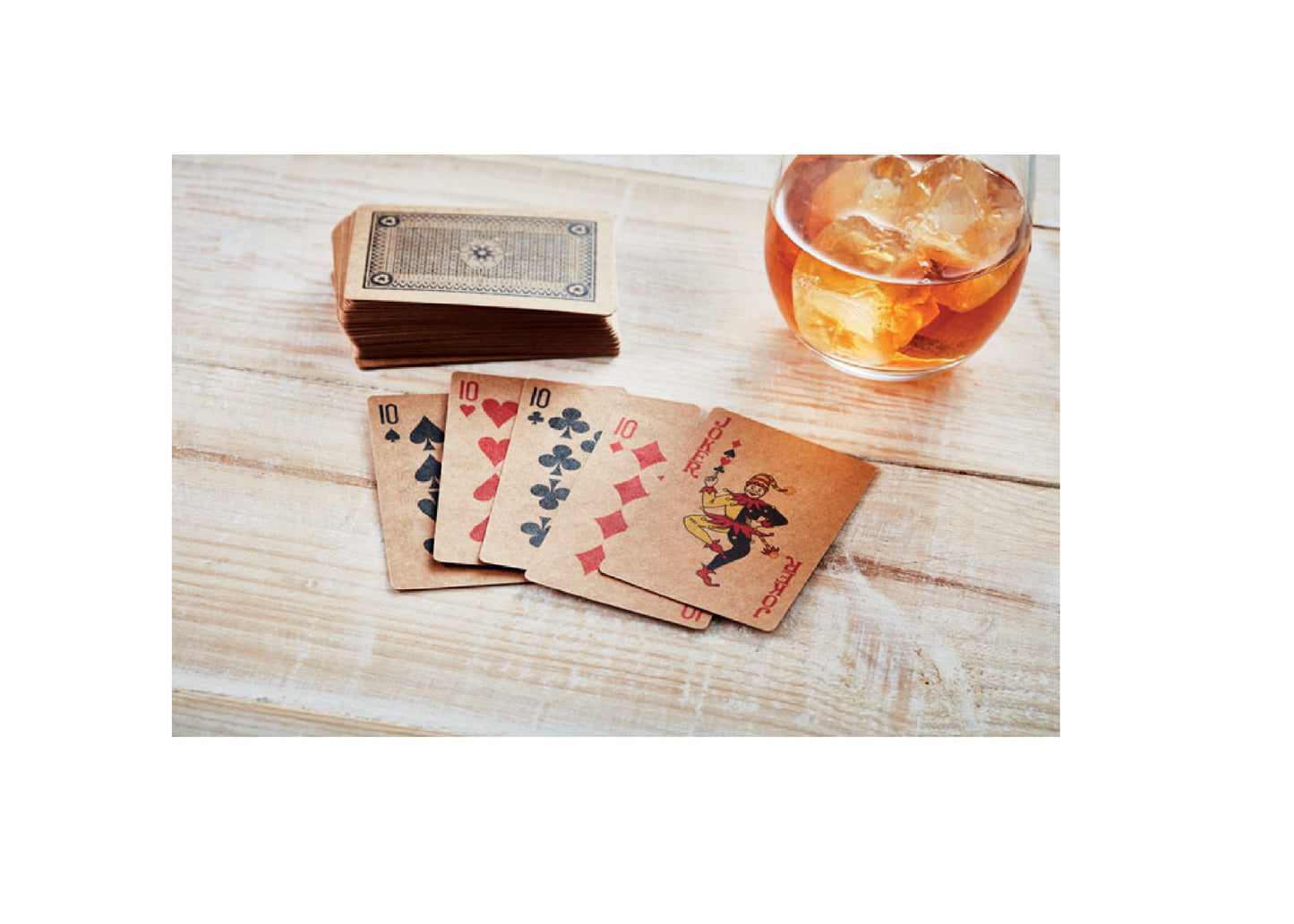 Jeu de carte recyclé