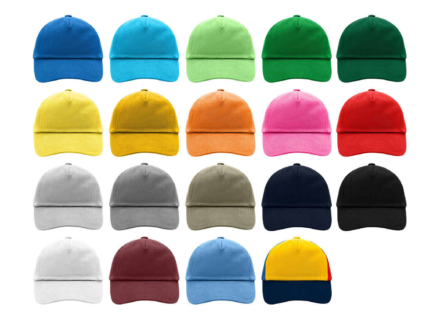 Casquette enfants 5 panneaux personnalisé