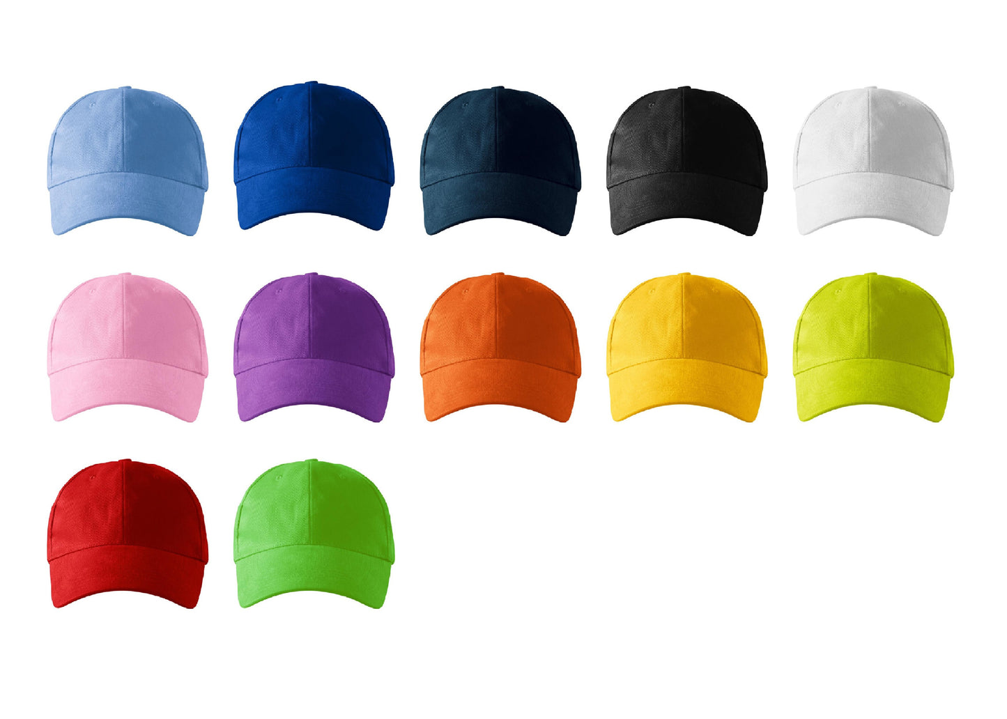 Casquette enfants 6 panneaux personnalisé