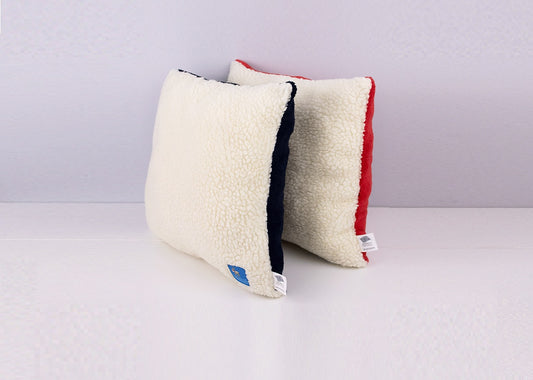 Coussin en sherpa/polaire Personnalisé