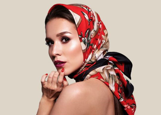 Écharpe en satin personnalisé