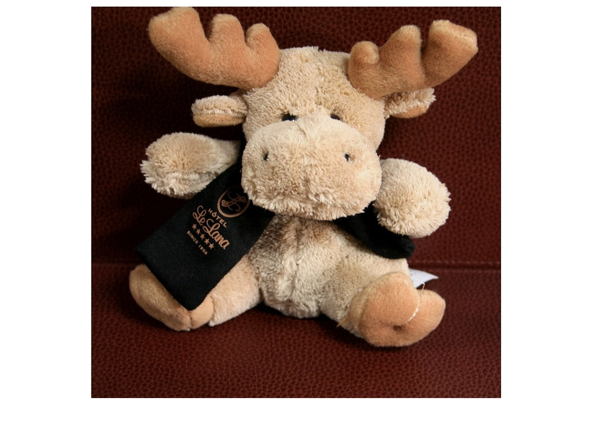 Peluche élan 13cm Personnalisée