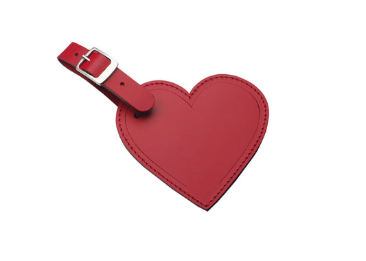 Etiquette de bagage en cuir recyclé personnalisée