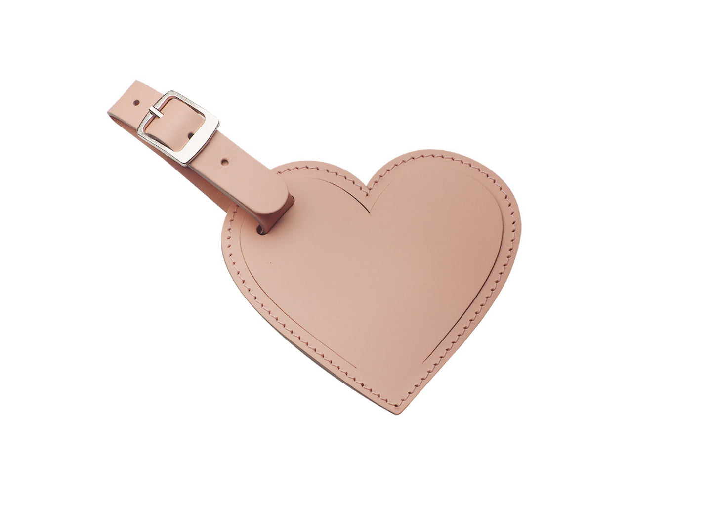 Etiquette de bagage en cuir recyclé personnalisée