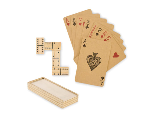 Duo de jeux en bois personnalisé