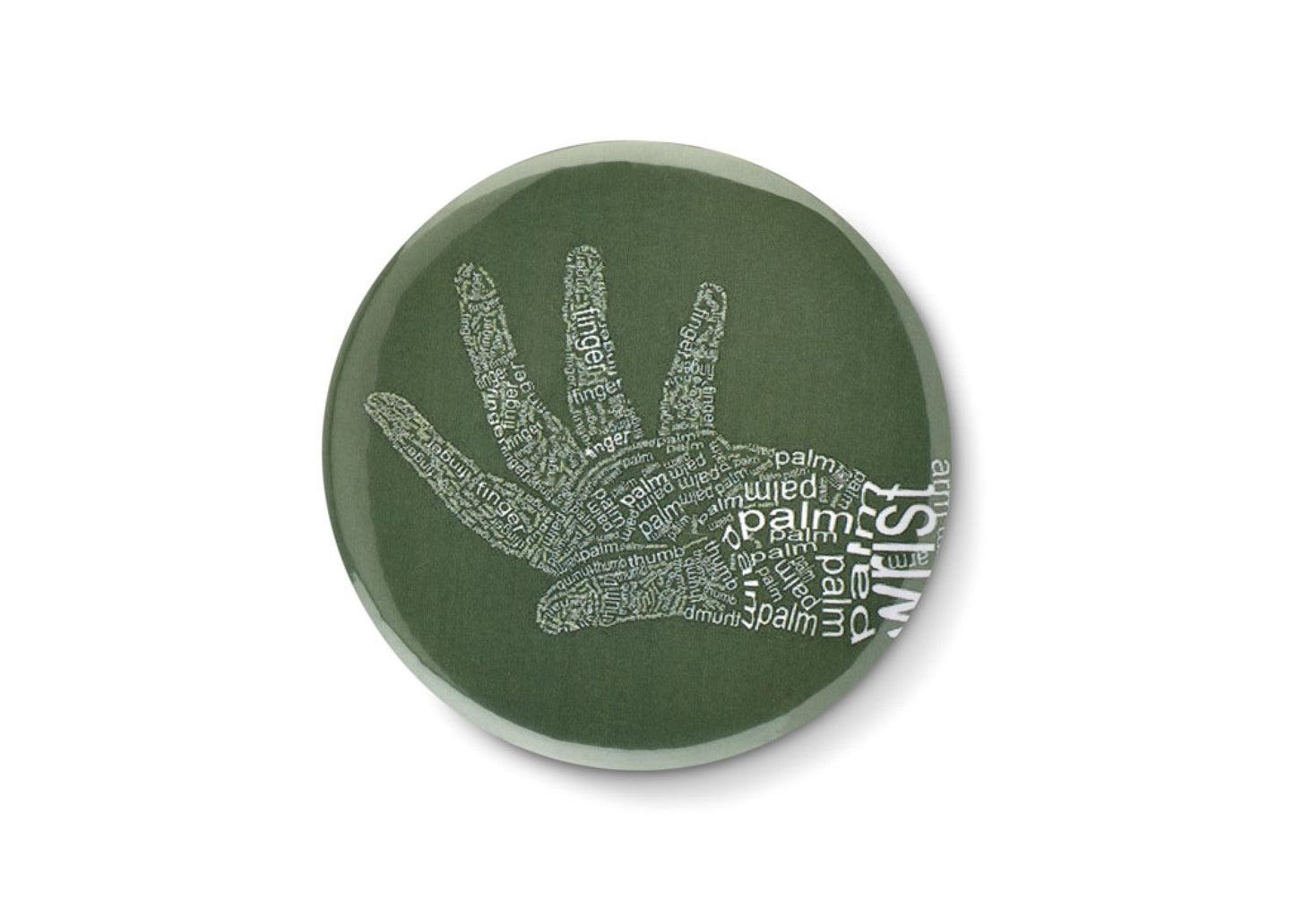 Miroir de poche en métal personnalisé