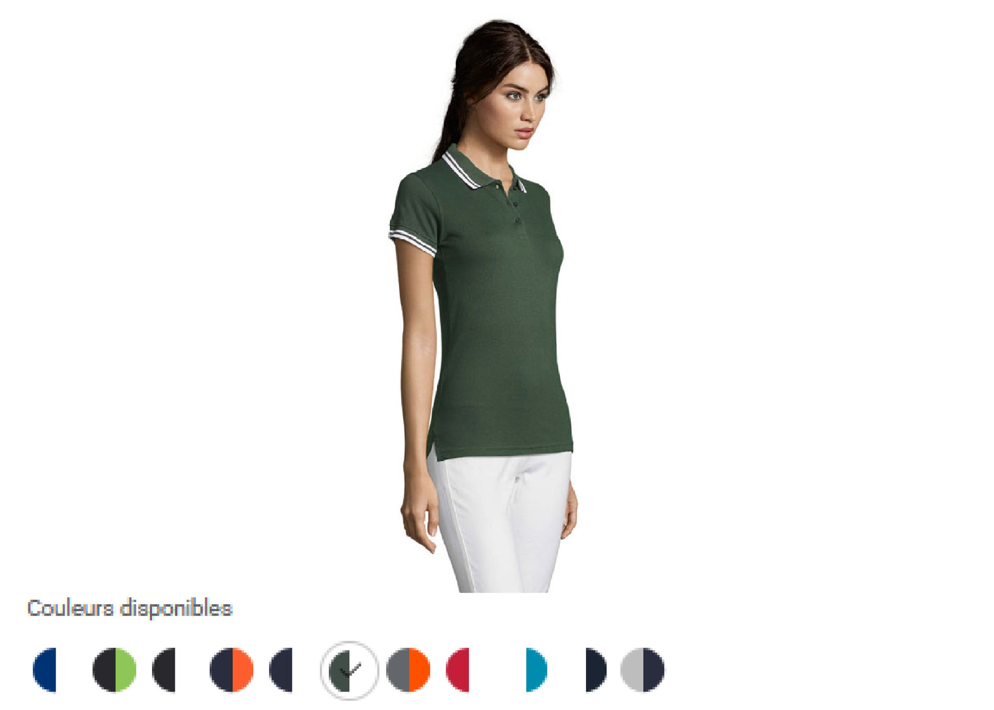 Polo 200gr/m² pour femme personnalisé