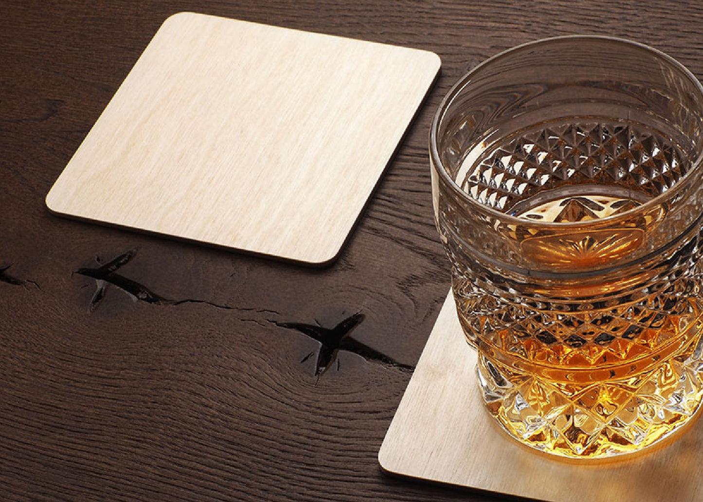 Sous-verre en Bois personnalisé