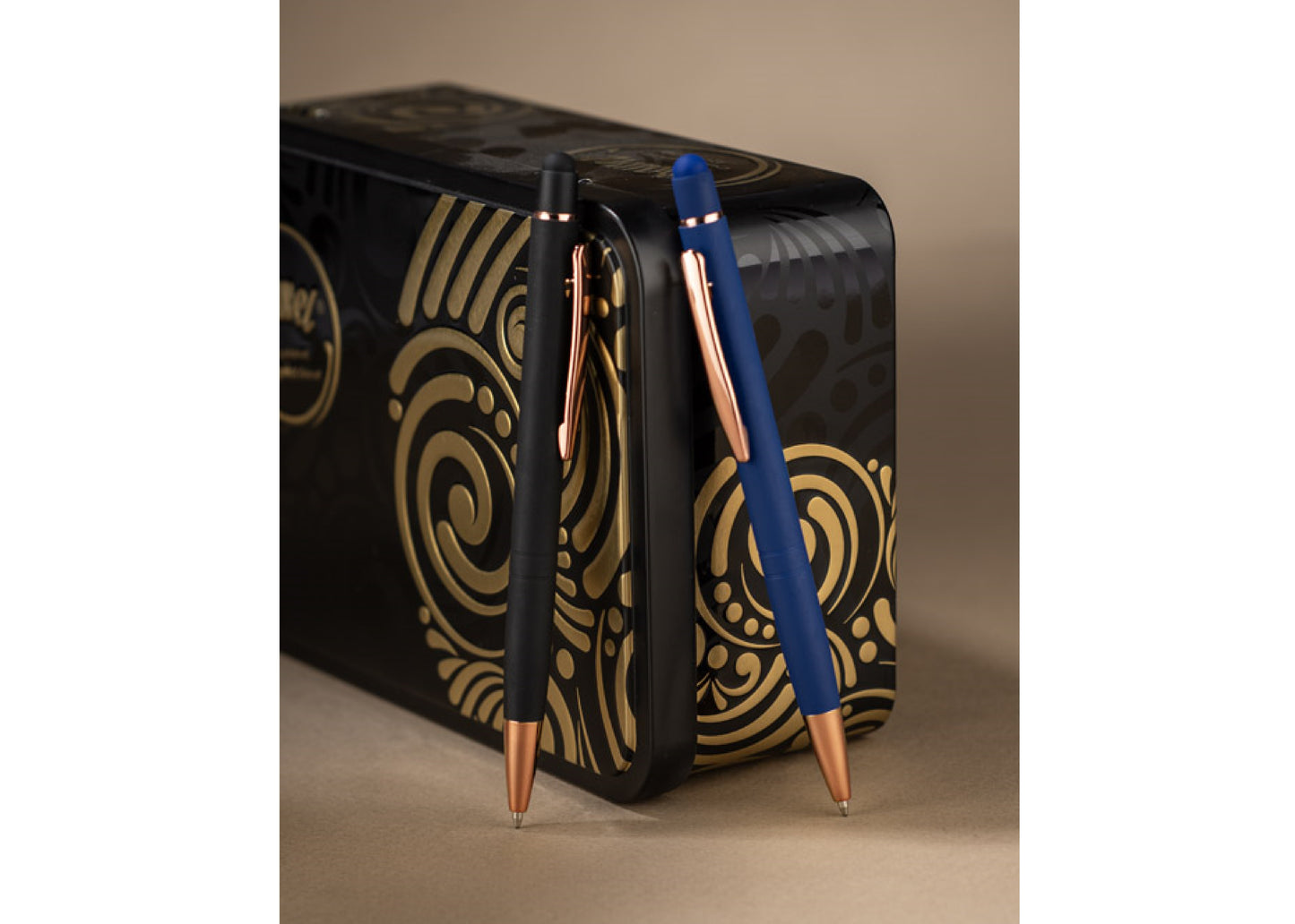 Stylo à bille en métal finition soft touch personnalisé
