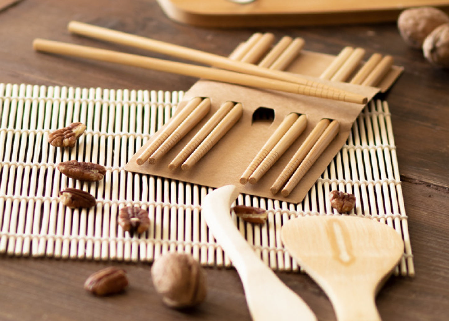Set de préparation de sushi en bambou personnalisé