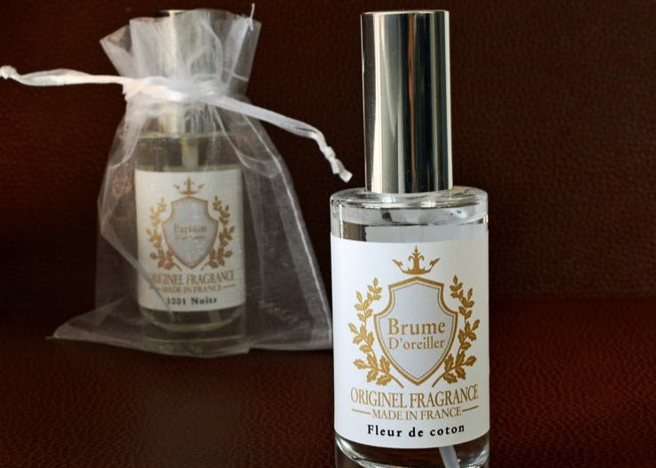 Brume d'oreiller personnalisée 50ML flacon en verre