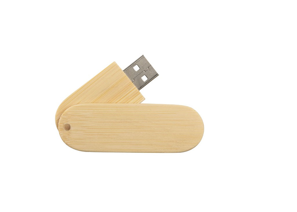 Clé USB rotative Personnalisée en Bois