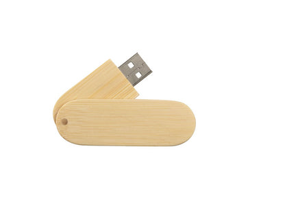 Clé USB rotative Personnalisée en Bois