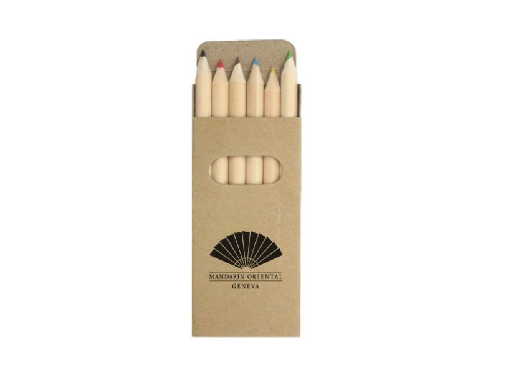 Boite de 6 crayons de couleur
