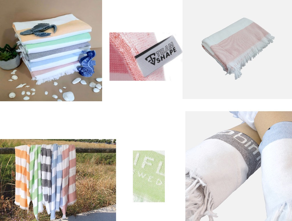 Fouta en coton 300gms personnalisée