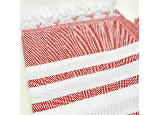 Fouta Chevron en coton 360 gr/m2 personnalisée