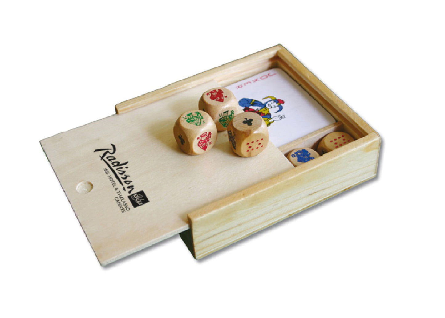 Set de jeux 2 en 1 en bois personnalisé